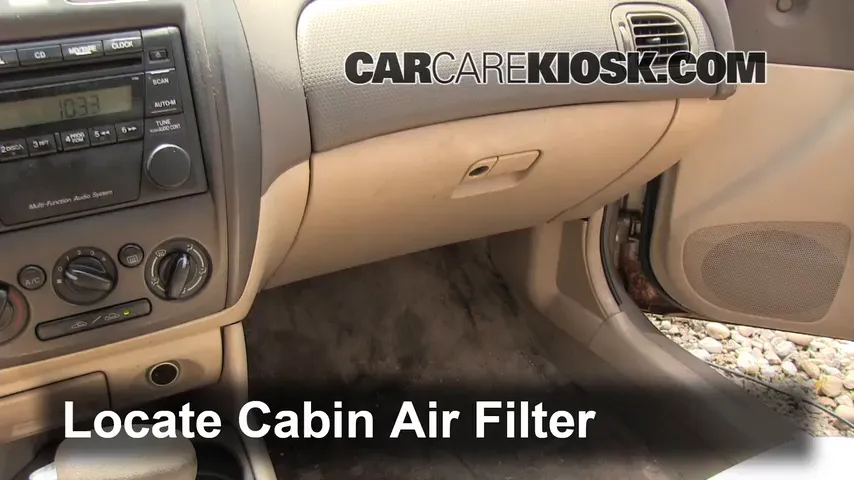 2002 Mazda Protege ES 2.0L 4 Cyl. Air Filter (Cabin) Replace